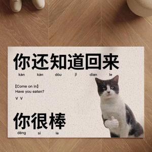 Budis Ковер 40х60 см из ПВХ для прихожей, петельчатый, противоскользящий, готов к использованию