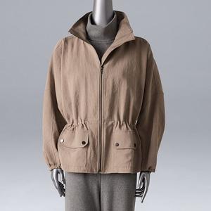Женская куртка-утилитар с затянутой талией Simply Vera Vera Wang, Leisure Khaki