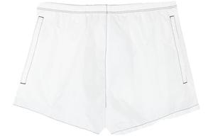 Плавательные шорты мужские белые Prada, белый