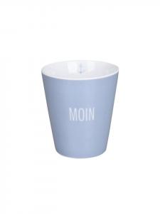 Кружка Happy Mug Moin Colorful в светло-голубом цвете Krasilnikoff