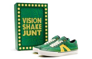 Кроссовки vision street wear Skateboarding Shoes Unisex Low-top Green, зеленый