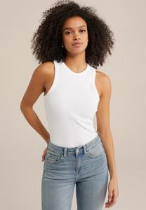 Топ WE Fashion SINGLET, White