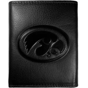 Кожаный кошелек Iowa Hawkeyes тройного сложения