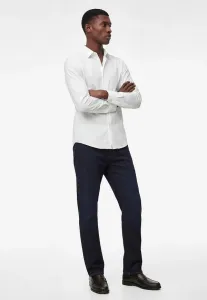 Итальянская рубашка с воротником-стойкой Koton, White