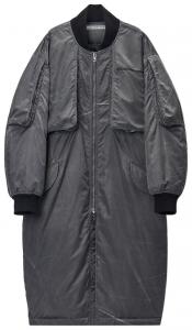 Утепленная парка оверсайз от Alexander Wang, черный