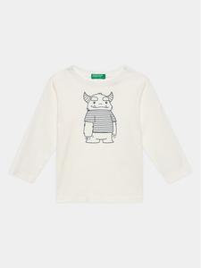 Блуза стандартного кроя United Colors Of Benetton, белый