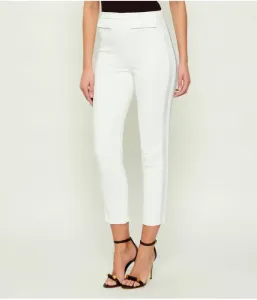 Брюки-Сигареты slim fit Elisabetta Franchi, белый