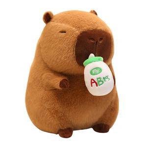 Плюшевая игрушка капибара из коровьего и лошадиного молока высотой 30см/40см/50см/60см MLING