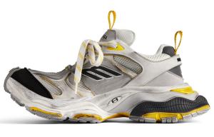 Женские кроссовки Balenciaga, серый/черный/желтый