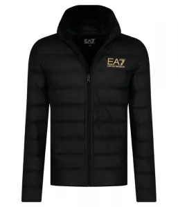 Пуховая куртка regular fit Ea7, черный