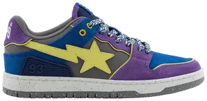 Кроссовки BAPE Wmns Sk8 Sta #1, фиолетовый