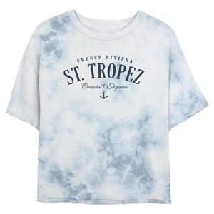 Футболка с принтом Juniors' St Tropez French Riviera Coastal Elegance Unbranded