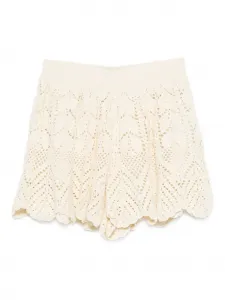 Вязаные кружевные шорты Awaken Zimmermann, нейтральный