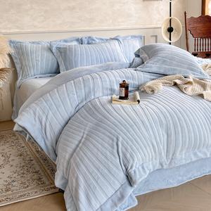 AVIVI Комплект постельного белья 4 предмета, размер 200 см, пододеяльник 220x240 см