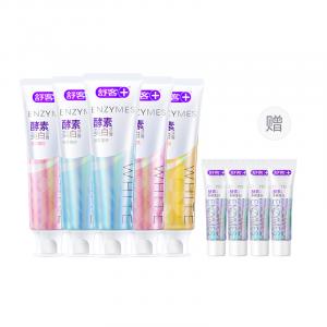 Saky+ Отбеливающая ферментная зубная паста для взрослых 120г