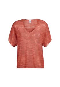 Свитер с коротким рукавом и блестящим эффектом Madeleine, мультиколор