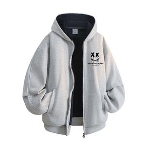 Толстовка Unisex Hooded Moderate Heavyweight HUANQIU, светло-серый