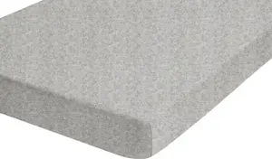 Простыня Biberna хлопоковая 180х200 см, цвет grau