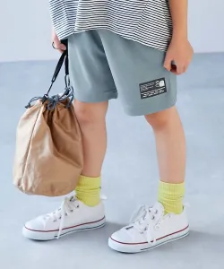 Быстросохнущие, гладкие и эластичные сетчатые спортивные шорты Devilabo Devirock, цвет 007-Logo 2-Dusty Blue