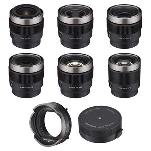 Комплект Samyang Cine V-AF T1.9/T2.3 FE с 6 объективами (Sony E)