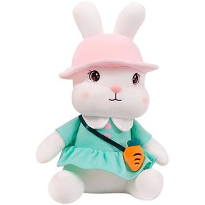 Плюшевая кукла Chino Rabbit Backpack Barbne, зеленый
