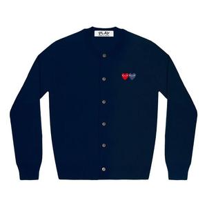 Кардиган (WMNS) COMME des GARCONS PLAY Cardigan Double Emblem 'Navy' AZ-N057-051-2, темно-синий