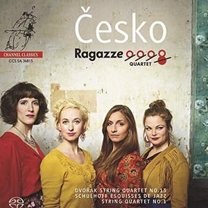 Диск CD Cesko - Dvorak & Schulhoff String Quartets - Antonin Dvorák, Erwin Schulhoff, Ragazze Quartet