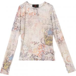 Лонгслив с принтом граффити Jordan, Light Umber