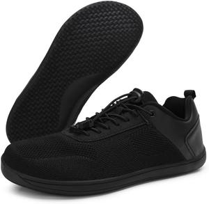 Мужские кроссовки для бега, прогулок и походов. Легкие дышащие спортивные туфли с мягкой подошвой для скалолазания, ходьбы, занятий в спортзале и повседневной носки Qacksv, черный