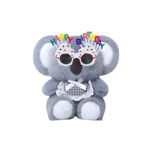 Милый плюшевый зверек котенок, ягненок, обезьянка, щенок, коала, слон, панда Handsome