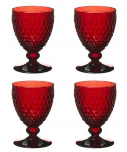 Villeroy & Boch Boston Colored, набор из 4 стаканов для воды, красный