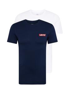 Футболка LEVI'S  2PK CREWNECK GRAPHIC, темно-синий/белый