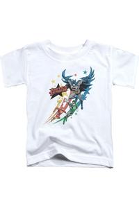 Футболка с коротким рукавом для детей Justice League of America Allegiance Gildan, белый