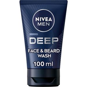 Мужской гель для умывания Deep Black Charcoal Face Wash 75 мл - Dark Wood Men's Face Wash Nivea