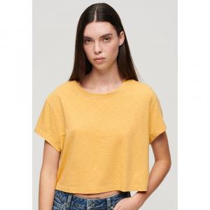 Футболка с коротким рукавом Superdry Slouchy Cropped, желтый