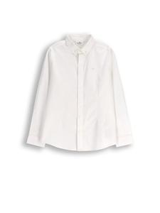 Рубашка с длинными рукавами белого цвета Coccodrillo