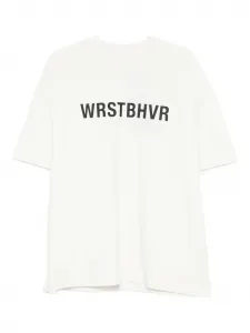Футболка с принтом-логотипом Wrstbhvr, нейтральный