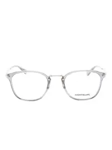 Очки в круглой оправе Montblanc, серый