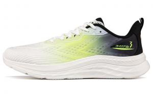 Дышащие легкие низкие беговые кроссовки мужские белый зеленый 361°