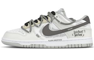 Nike Женские кроссовки Dunk Seamless Solid Color с низким верхом, устойчивые к истиранию, бежевые