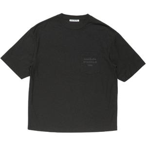 Футболка FW25 мужская Acne Studios, черный