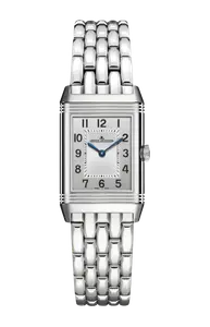Часы Jaeger-Lecoultre Reverso classic duetto из стали с бриллиантами 34,20 х 21 мм