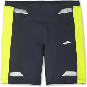 Беговые компрессионные шорты Run Visible 6 - Женские Brooks, Asphalt/Nightlife