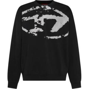 S Boxt N5 Distressed Flocked Logo свитшот DIESEL, черный