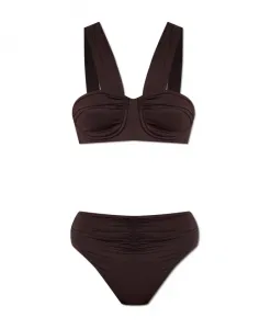 Купальник Balmain, коричневый