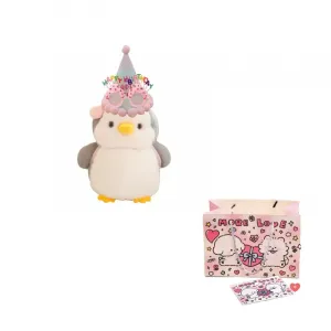 Милый плюшевый рюкзак Escaping School Penguin Backpack Dolls высотой 25 см Ten Thousand Children's Music