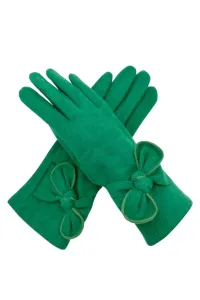Перчатка с бантом LL Accessories, зеленый