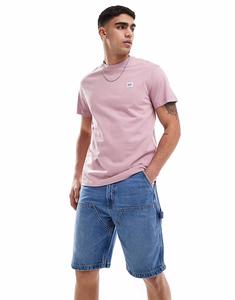 Плотницкие шорты Lee свободного кроя с двойным коленом, средне-синего цвета