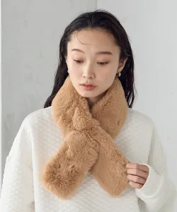 Накидка из искусственного меха Mono Comme Ca, цвет Camel