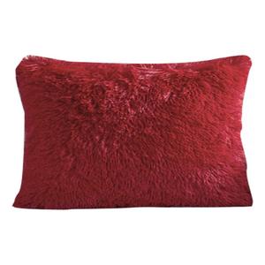 Мягкие современные плюшевые наволочки для домашнего декора, 18 x 18 дюймов Unique Bargains, цвет Claret